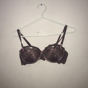 Cute purple push up bra